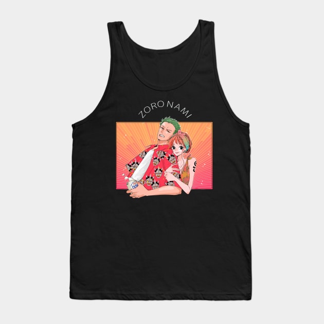 Zoro Nami One Piece Tank Top by KDungUniversal